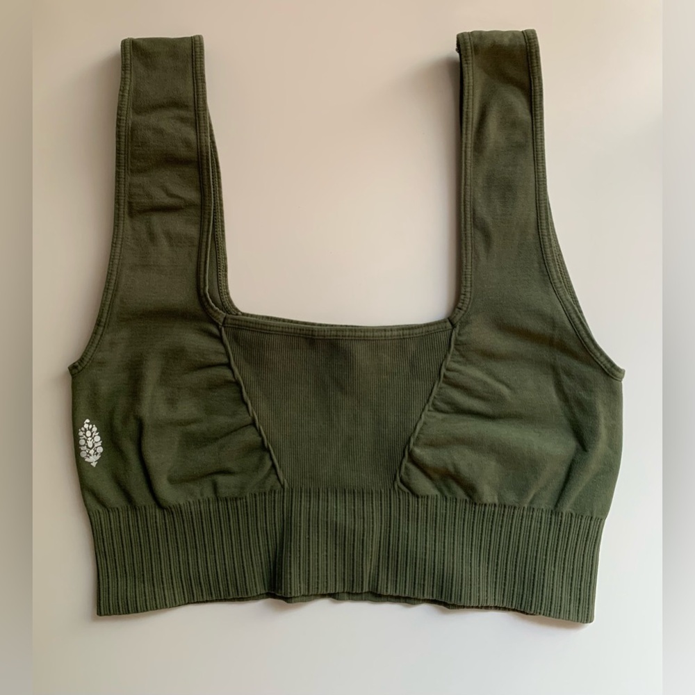 Free People Good Karma Square-Neck Bra - Picture 2 of 8